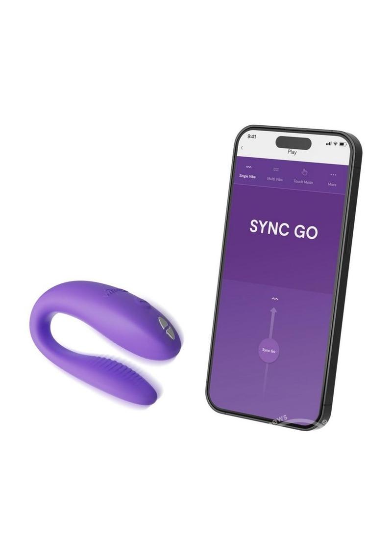 We-Vibe Sync Go App Control Rechargeable Silicone Couples Vibrator The Love Store Online We-Vibe Sync Go App Control Rechargeable Silicone Couples Vibrator The Love Store Online