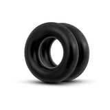 Stay Hard - Donut Rings Oversized - Black