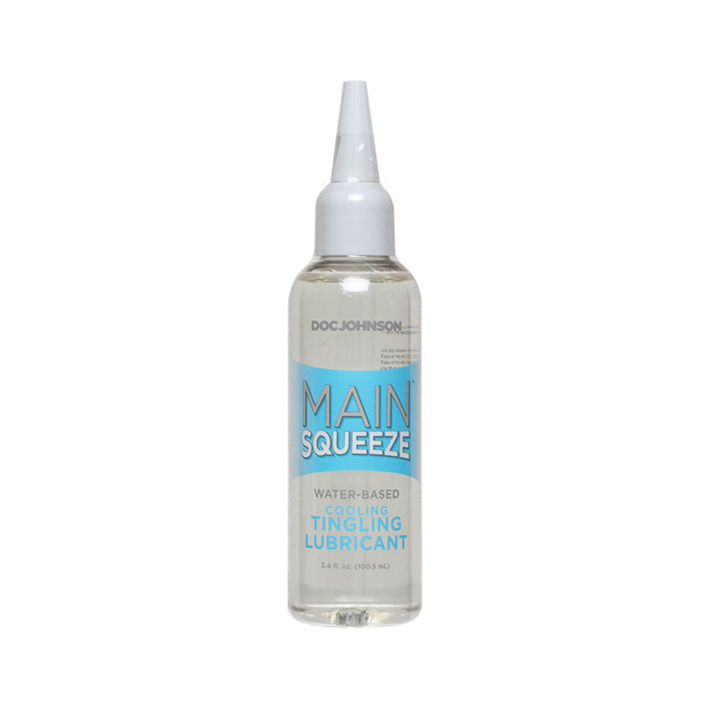 Main Squeeze Cooling/Tingling Water-Based Lubricant - 3.4oz The Love Store Online Main Squeeze Cooling/Tingling Water-Based Lubricant - 3.4oz The Love Store Online