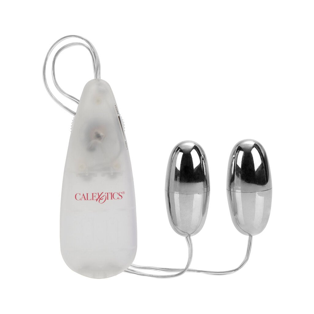 Pocket Exotics Vibrating Double Silver Bullets - Silver The Love Store Online Pocket Exotics Vibrating Double Silver Bullets - Silver The Love Store Online