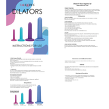 Dilators Silicone Intermediate Set (4 Piece) - Assorted
