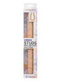 Silicone Studs Bend and Hold Dual Dildo 12"
