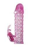 Fantasy X-Tensions Vibrating Couples Cock Cage 6.25in - Pink