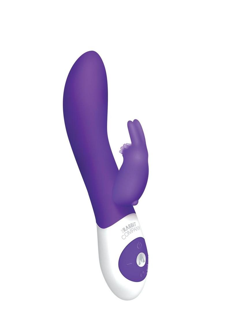 The Rabbit Company The Come Hither Rabbit Rechargeable Silicone G-Spot Vibrator - Blue