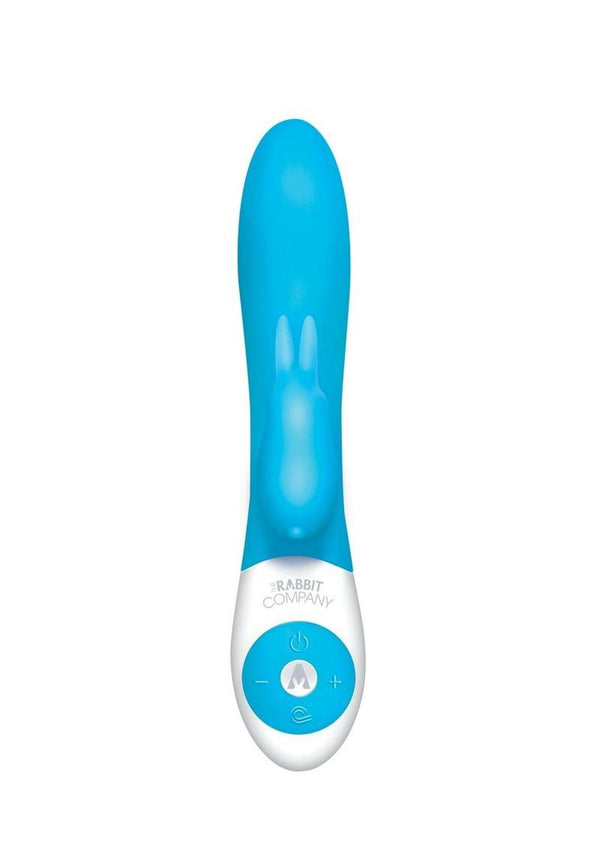 The Rabbit Company The Come Hither Rabbit Rechargeable Silicone G-Spot Vibrator - Blue