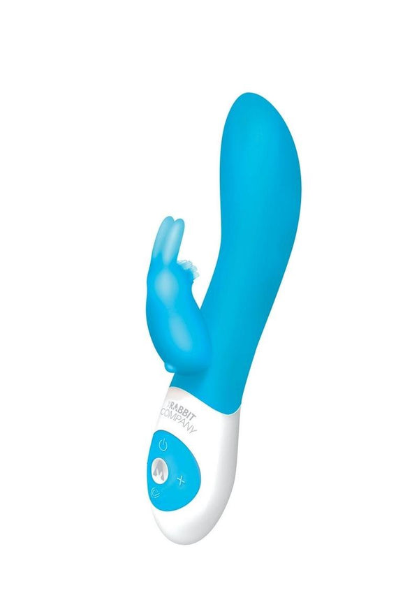 The Rabbit Company The Come Hither Rabbit Rechargeable Silicone G-Spot Vibrator - Blue