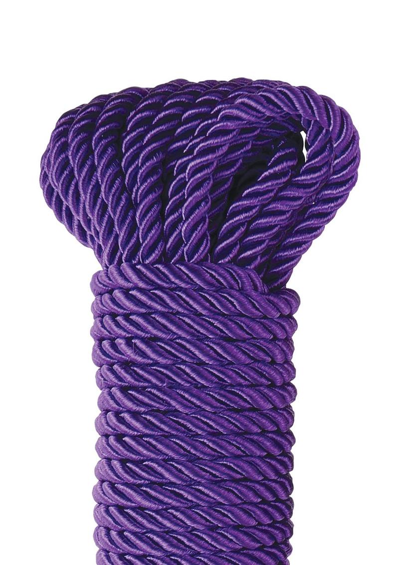 Fetish Fantasy Series Deluxe Silky Rope 32ft - Purple