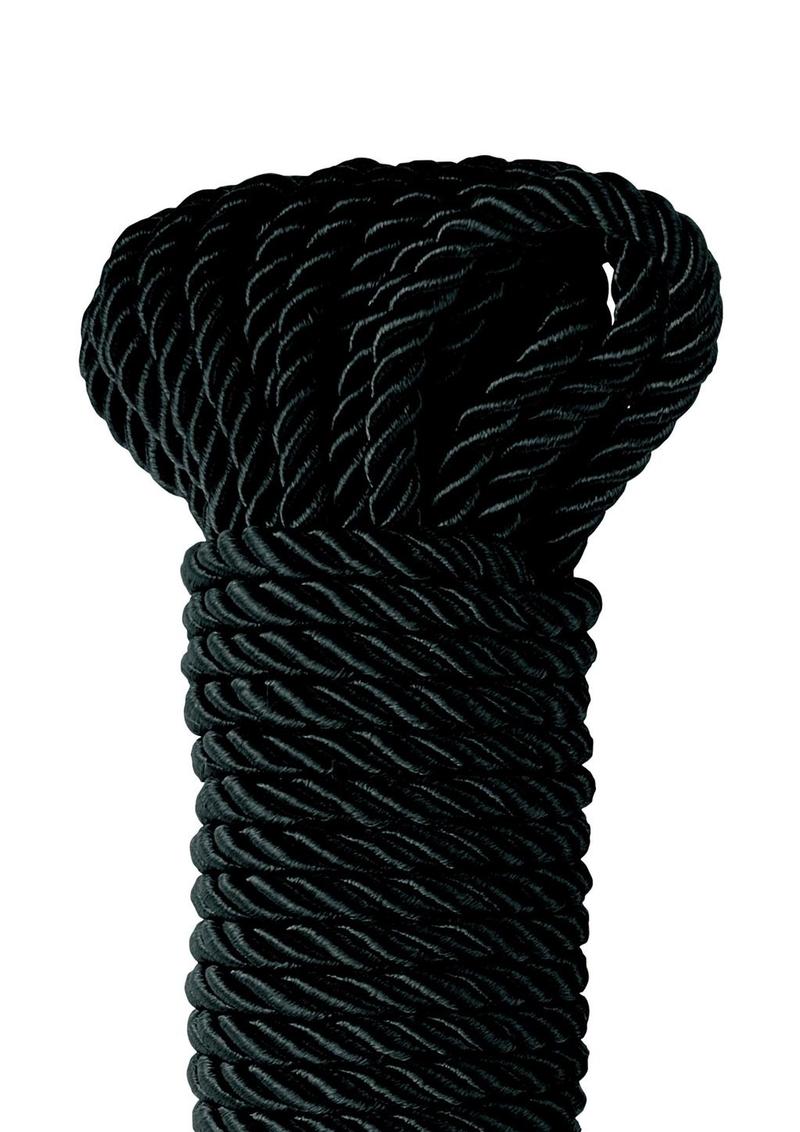 Fetish Fantasy Series Deluxe Silky Rope 32ft - Black