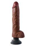King Cock Vibrating Dildo with Balls 10in