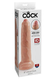 King Cock Uncut Dildo 9in - Vanilla