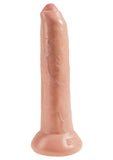 King Cock Uncut Dildo 9in - Vanilla