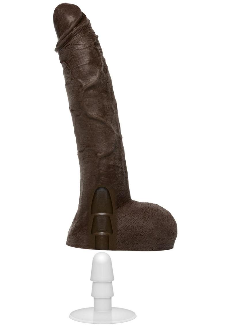 Signature Cocks Jason Luv Dildo 10in - Chocolate
