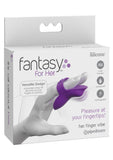 Fantasy For Her Finger Vibe Vibrating Massager Multi Function Waterproof Rechargeable Silicone Finger Vibrator