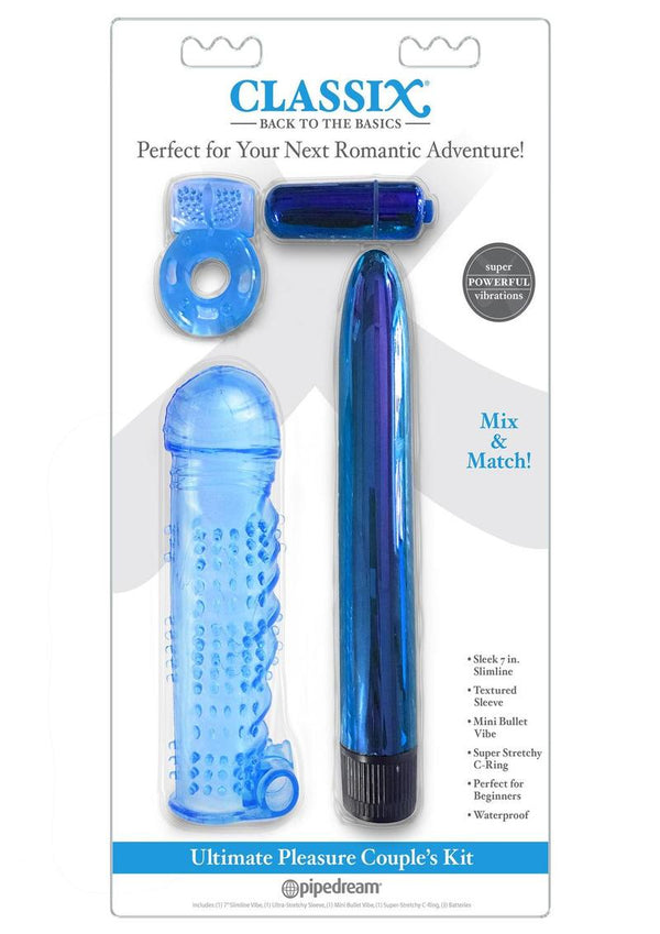 Classix Ultimate Pleasure Couple's (4 piece kit) - Blue