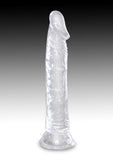 King Cock Clear Dildo 8in - Clear