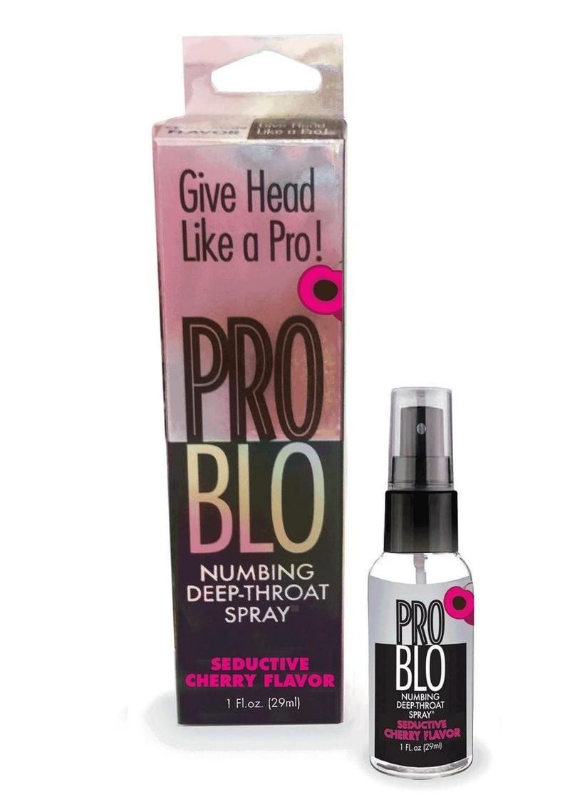ProBlo Numbing Deep-Throat Spray 1oz - Seductive Cherry