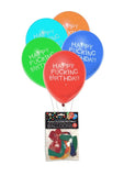 Candyprints X-Rated Birthday Balloons Assorted Colors (8 Per Bag)