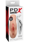 PDX Plus Perfect Pussy Double Stroker - Vanilla