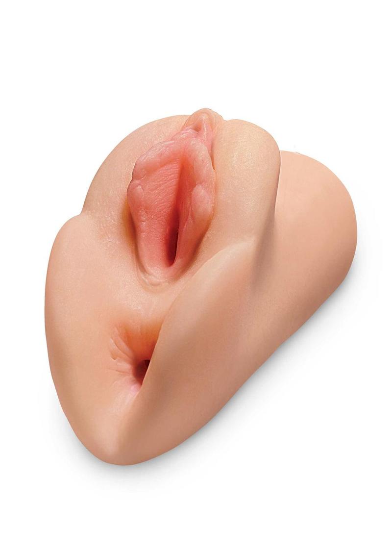 PDX Plus Perfect Pussy Double Stroker - Vanilla