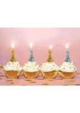 Glitterati Penis Party Candles (5 Pack) - Gold/Silver