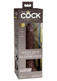King Cock Elite Dual Density Silicone Dildo 7in