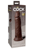 King Cock Elite Dual Density Silicone Dildo 8in