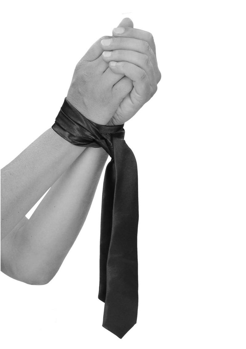 Ouch! Satin Bondage Tie - Black