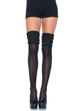 Serena Pointelle Knee Scrunch Socks