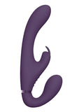 Vive Suki Rechargeable Silicone Vibrating Strapless Strap-On Rabbit
