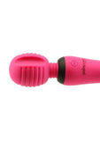 PalmPower Groove Mini Wand Rechargeable Silicone Massage Wand - Fuchsia