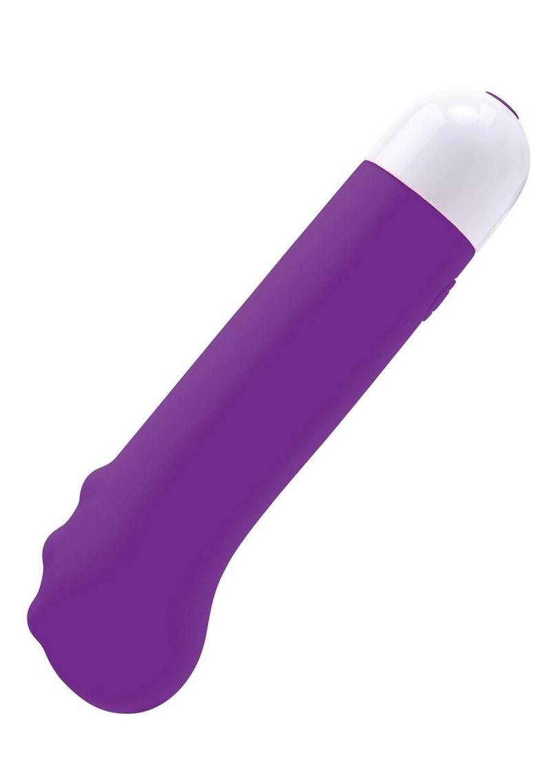 Bodywand Dotted Mini G Rechargeable Silicone Vibrator - Neon