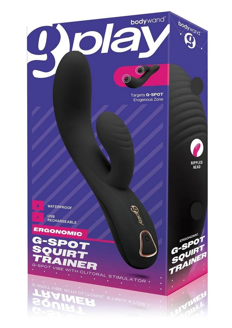 Bodywand G-Play Squirt Trainer Rechargeable Silicone Rabbit Vibrator The Love Store Online Bodywand G-Play Squirt Trainer Rechargeable Silicone Rabbit Vibrator The Love Store Online