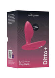 We-Vibe Ditto+ App Compatible Vibrating Rechargeable Silicone Butt Plug with Remote Control