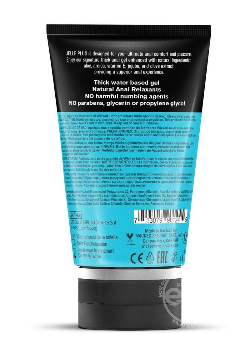 Wicked Jelle Plus Water Based Anal Lubricant with Relaxants The Love Store Online Wicked Jelle Plus Water Based Anal Lubricant with Relaxants The Love Store Online