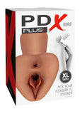 PDX Plus Pick Your Pleasure XL Stroker - Pussy & Ass - Caramel