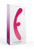 JimmyJane Reflexx Rabbit 3 Rechargeable Silicone Rabbit Vibrator - Fuchsia