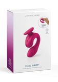 JimmyJane Dual Gripp Rechargeable Silicone Finger Vibrator - Pink