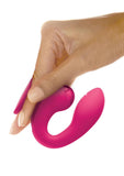 JimmyJane Dual Gripp Rechargeable Silicone Finger Vibrator - Pink