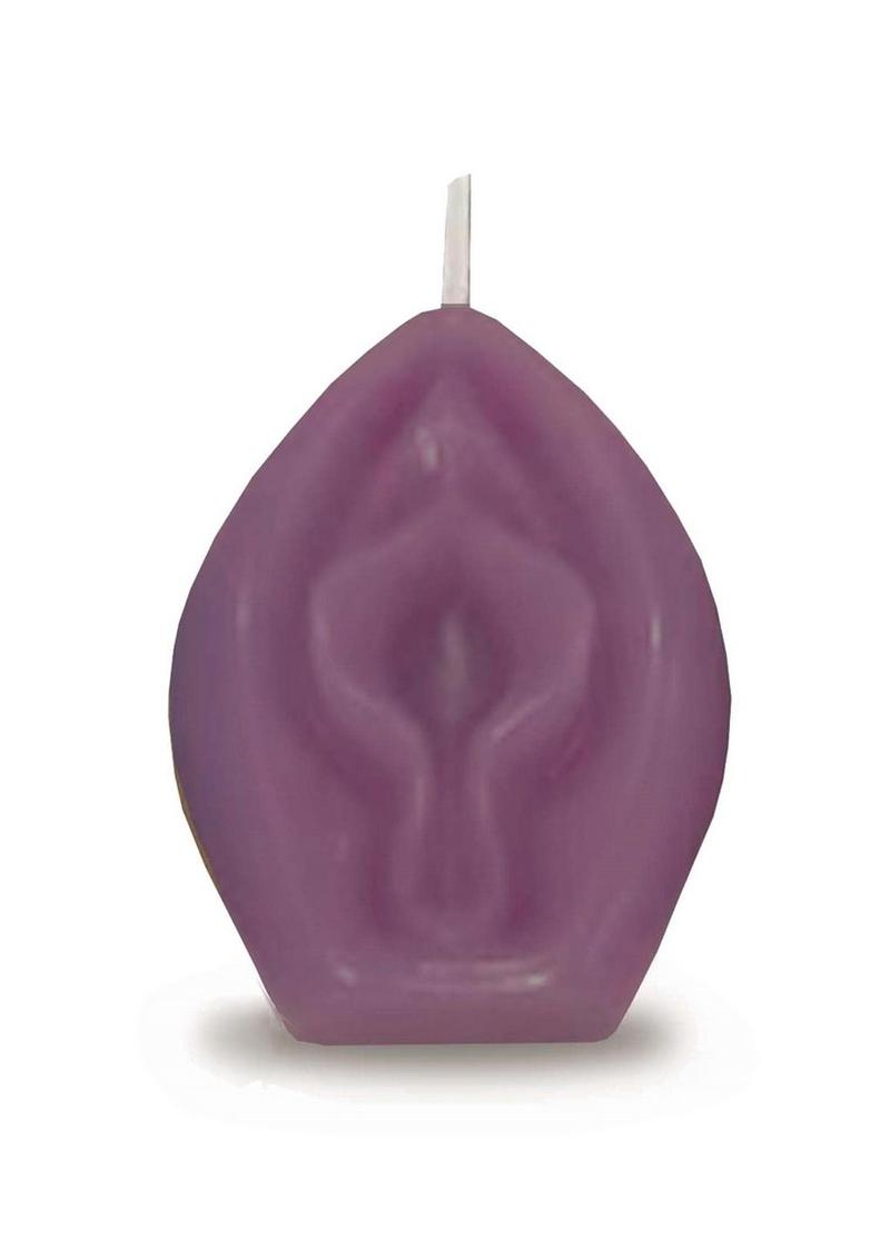 Eden's Candle Vanilla Scented Vagina - Eggplant
