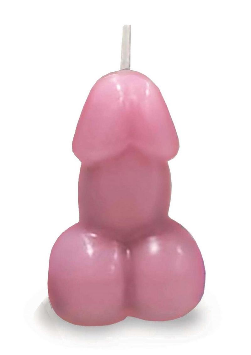 Eden's Candle Vanilla Scented Penis - Rose Pink