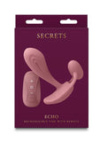 Secrets Echo Rechargeable Silicone G-Spot Vibrator with Clitoral Stimulation and Remote Control