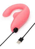 Womanizer Blend Rechargeable Silicone Vibrator with Clitoral Stimulator