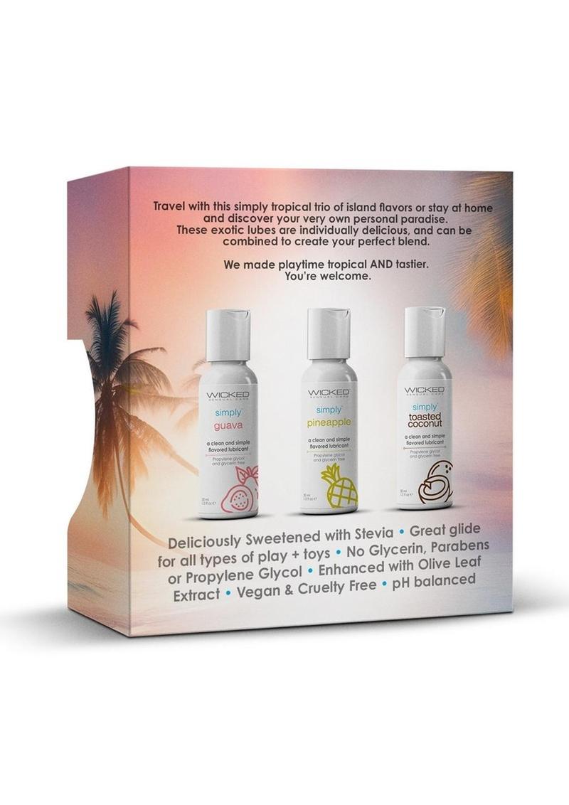 Wicked Simply Water Based Tropical Trio Set The Love Store Online Wicked Simply Water Based Tropical Trio Set The Love Store Online