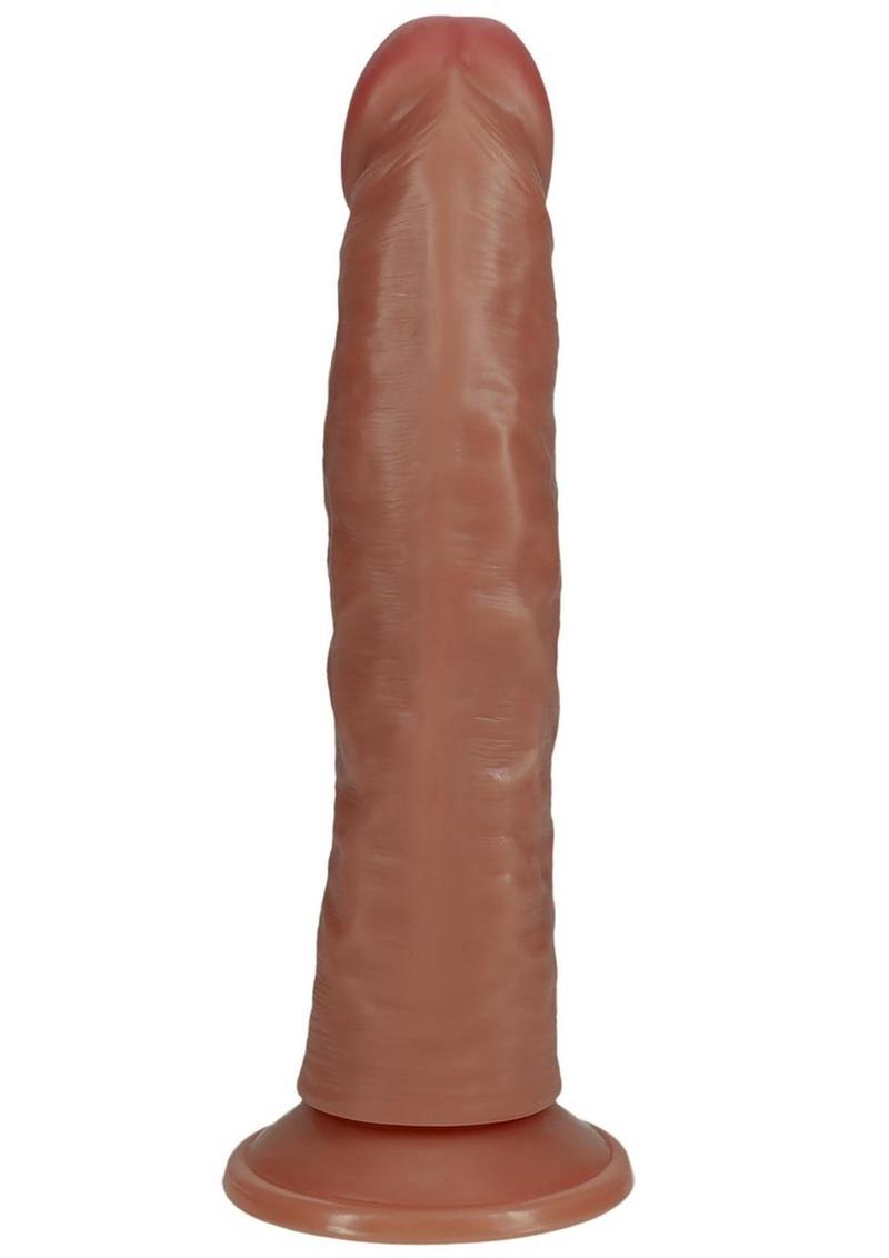 RealRock Vibrating and Rotating Cock Regular Curved 8in