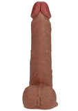 RealRock Vibrating and Rotating Cock with Balls Regular Straight 8in