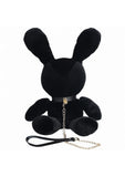 S-Line Rabbit Bondage Velvet - Small - White