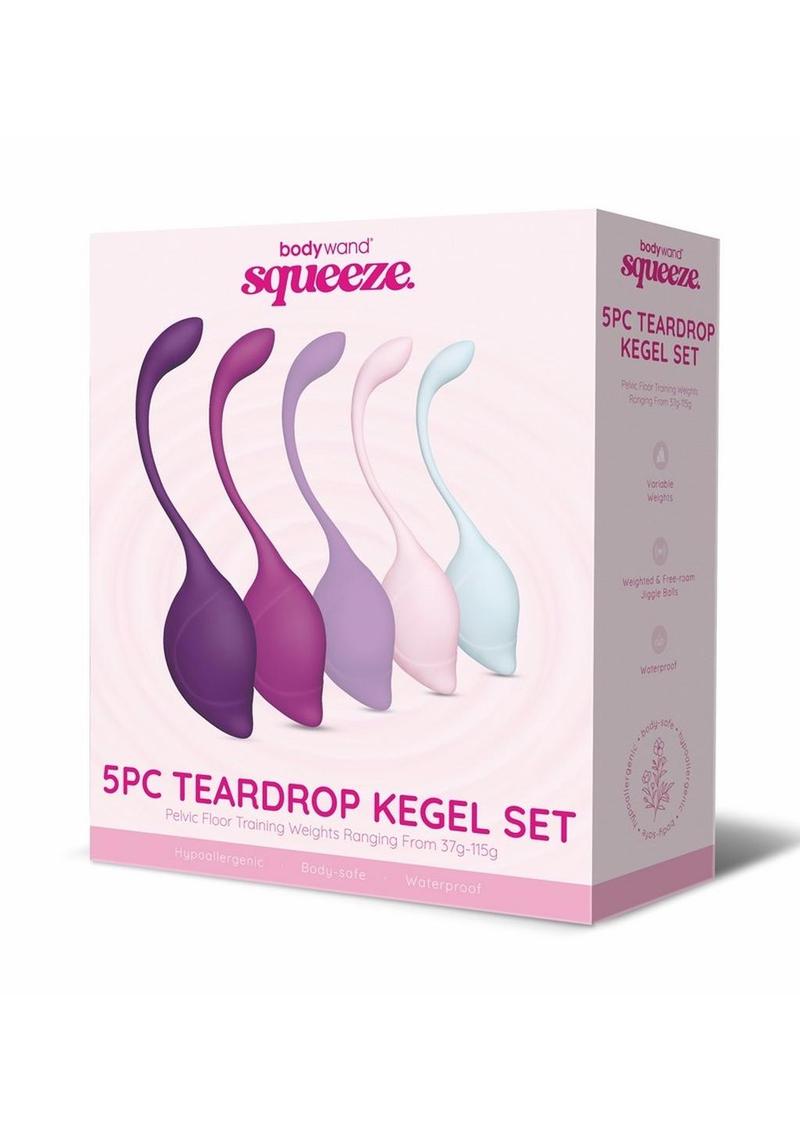 Bodywand Squeeze Teardrop Silicone Kegel Set 37-115G (5 Piece) The Love Store Online Bodywand Squeeze Teardrop Silicone Kegel Set 37-115G (5 Piece) The Love Store Online