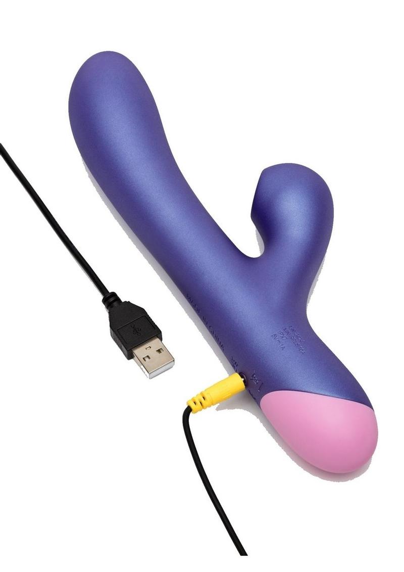 Romp Pulse Rechargeable Silicone Rabbit Vibrator with Pleasure Air - P The Love Store Online Romp Pulse Rechargeable Silicone Rabbit Vibrator with Pleasure Air - P The Love Store Online