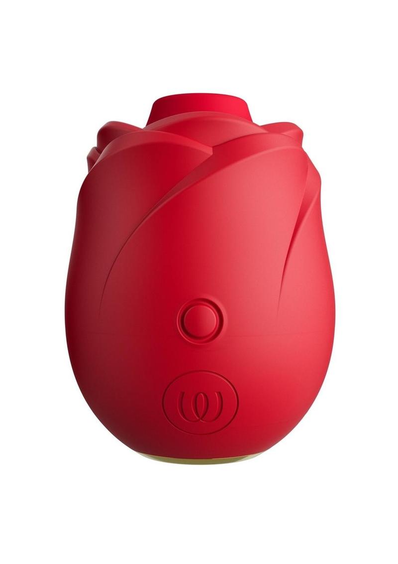 Womanizer Rose Rechargeable Silicone Air Pulse Clitoral Vibrator - Red The Love Store Online Womanizer Rose Rechargeable Silicone Air Pulse Clitoral Vibrator - Red The Love Store Online