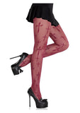 Leg Avenue Worship Me Cross Net Tights OS